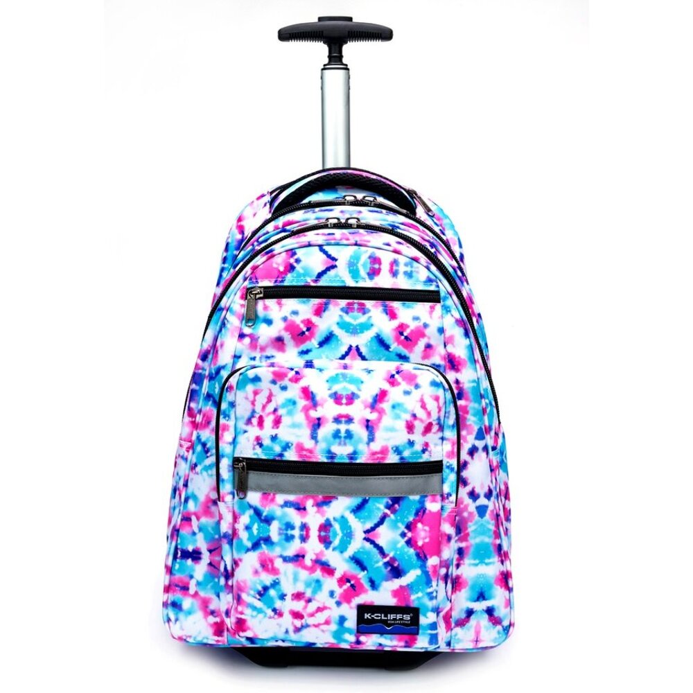 Rolling Backpack School Backpacks with Wheels & Multiple Pockets